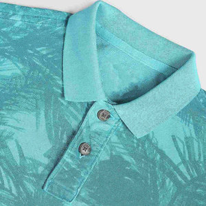 Tissu de qualité supérieure pour maillot de golf personnalisé pour homme, uni, à manches courtes, décontracté, pour polos avec logo à motif lettres - Product Image 5