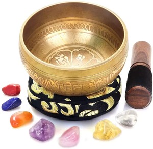Cuenco de meditación de latón hecho a mano de calidad premium, cuenco grande para cantar al precio más bajo - Product Image 5