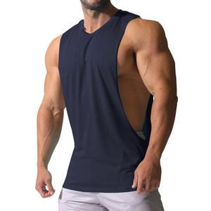 Camiseta sin mangas para hombre, nueva colección primavera-verano, estilo deportivo casual, color liso, para hombre musculoso - Product Image 1