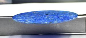 Cadran de montre en pierre précieuse naturelle Lapis Lazuli, disque de 31,5 mm, pierre bleue, fait main sur mesure, épaisseur 1 mm, trou central de 2 mm, classique et élégant - Product Image 2