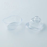 Boîte à bijoux pliable classique ronde transparente Kwang Hsieh, emballage en plastique écologique réutilisable