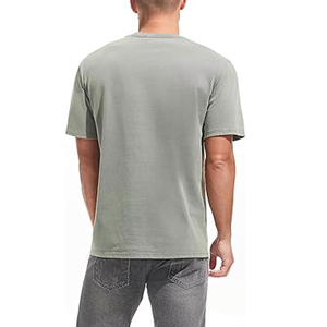 T-shirt de luxe surdimensionné 100 % coton de haute qualité pour homme, t-shirt épais, t-shirt à col contrastant pour homme - Product Image 4