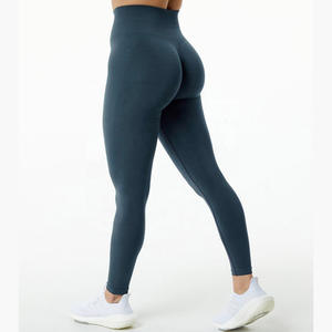Leggings de Yoga Personalizados con Logotipo, Nivel 5A Antibacterianos, Suaves, Transpirables, Sólidos, de Cintura Alta, con Estampado, Cintura Elástica, Ecológicos y de Secado Rápido - Product Image 3
