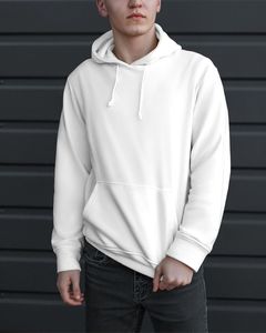 Sudadera con Capucha Personalizada con Logotipo para Hombre, de Invierno, Tejida en Algodón y Forro Polar, Transpirable, Holgada, con Hombros Caídos, Estilo Urbano, Sin Costuras, Unisex, de Alta Calidad - Product Image 6