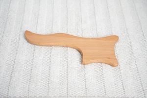 Eco-Friendly <b>Rustic</b> Wooden Gua Sha Face Massager with Solid Acacia <b>Wood</b> Crafts for Muscle Relaxation-New Year Gift - Product Image 2