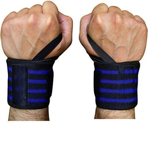 สายรัดข้อมือออกกำลังกายแบบหนา ดีไซน์ล่าสุด รับน้ำหนักได้มาก ปรับขนาดได้ สายรัดข้อมือยกน้ำหนัก กันลื่น สำหรับฟิตเนส - Product Image 1