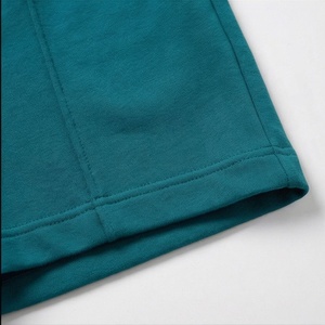 Women's 2 Piece Teal <b>Flame</b> Print Shorts Set Crew Neck Half Sleeve Loose Fit Casual Spring Summer Cotton Top and Above Knee - Product Image 6