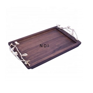 Nuevo Diseño de Bandeja para Servir Alimentos, Snacks, Café y Té, con Acabado en Polvo y Asas, para Hoteles - Product Image 2