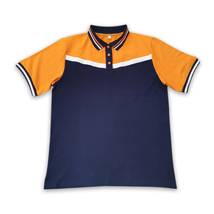 Camiseta de Golf de Punto a Rayas, Elegante y de Primera Calidad, Tejido Suave 100% Algodón, Transpirable, Ropa Casual para Hombre y Mujer, Personalizable - Product Image 1