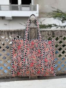 Trendy <b>Printed</b> Cotton Quilted Shoulder Bag for Casual and Party Wear - Product Image 2