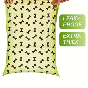 Sacs de crottes de chien biodégradables compostables Sacs en plastique étanches jetables avec logo personnalisé de qualité supérieure fabriqués au Vietnam - Product Image 4