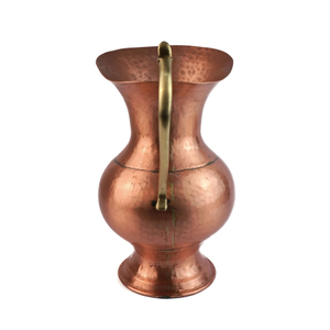 Pichet à eau en cuivre avec poignée en laiton en forme de dragon, pichet de service vintage, carafe décorative traditionnelle pour la maison et l'hôtel - Product Image 4