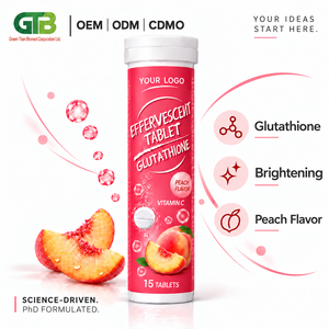 Suplemento de Glutatión Hecho en Taiwán, Tabletas Efervescentes para Blanquear y Aclarar la Piel, Antioxidante, Personalizado OEM ODM, Marca Privada - Product Image 1