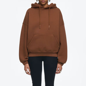 Wholesale Oversized Sweatshirt Cotton Sweatshirt Custom Logo Women Hoodie <b>Low</b> MOQ Apparel - Product Image 6