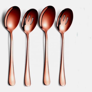 Juego de cubiertos de servidor de acero de alta calidad, cuchara pulida con espejo plateado, juego de servidor de ensalada con gran oferta, servidor de ensalada con mango de aspecto nuevo - Product Image 5