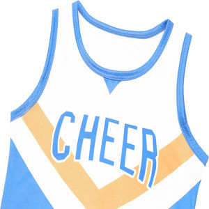 Uniforme de pom-pom girl en spandex à séchage rapide pour une liberté de mouvement maximale, avec tissu durable et anti-plis fabriqué au Pakistan - Product Image 3