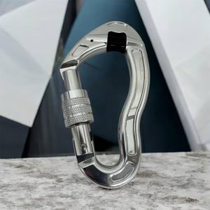 Mosquetón de Aluminio Forjado 7075 Anodizado con Cierre de Rodillo y Bloqueo de Rosca, Resistencia a la Rotura de 25kN, Certificado CE EN 362 - Product Image 4