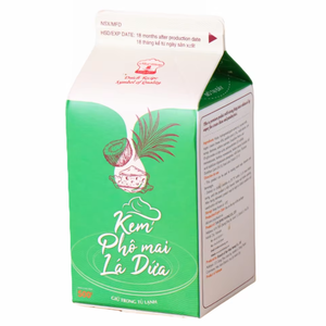 ครีมเทียมสำหรับเครื่องดื่ม ขายดีที่สุด ไม่ใช้นม ผลิตขายส่ง รับผลิตแบบ OEM/ODM ฮาลาล ครีมเทียมรสแพนดัน 500 กรัม สำหรับกาแฟและชานม - Product Image 1