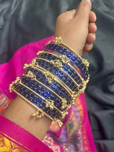 Classic glassFashion <b>Bangles</b> <b>Set</b> For Women Stylish <b>Bangles</b> Trendy Stackable <b>Bangles</b> Ladies Wrist Accessories Daily Wear Fashion - Product Image 2