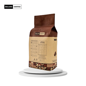 Mélange de café Arabica Robusta torréfié clair de la ville entière du Vietnam, vente en gros, marque privée OEM, café Milano, durée de conservation 1 an - Product Image 3