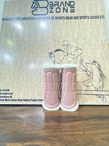 Fabricant professionnel de produits d'équitation, bottes équestres en cuir verni, protections de tendons pour chevaux, prix usine. - Product Image 3