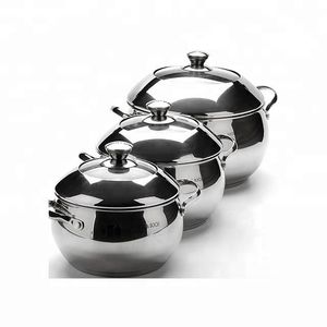 Petite Marmite de Service en Acier avec Couvercle – Design Moderne, Contenant de Cuisine en Métal pour le Stockage Alimentaire - Product Image 4