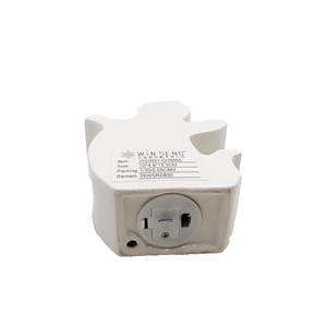 Halloween White Ghost Ceramic Glazed LED <b>Battery</b> <b>Operated</b> Night Light Cute Cartoon Spirit Figurine Holiday Tabletop Room - Product Image 2