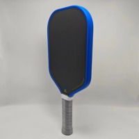 Raquette de pickleball MST BnB Loco Blue Pro pour T700 en fibre de carbone, durable, écologique, 40 trous, 16 mm, thermoformée, hybride