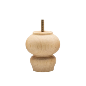 Pieds de canapé élégants en bois massif, supports robustes pour meubles de salon, chambre et bureau - Product Image 1