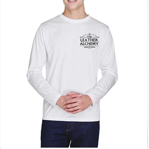Camiseta informal de manga larga para hombre, ligera, transpirable, para uso diario, tela de algodón suave, ajuste cómodo, cuello redondo, diseño liso - Product Image 1