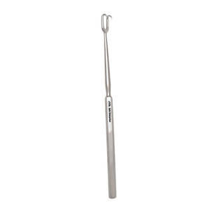 Instrument chirurgical stérile pour procédures dermatologiques, dissection de la peau, instrument cutané Gillies à double crochet de 15,5 cm - Product Image 1