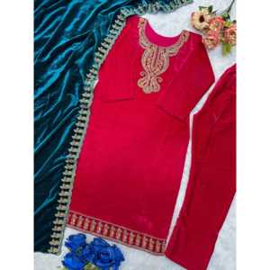 Hermoso Top Plazzo Dupatta Indio y Pakistaní para Fiestas - Product Image 5