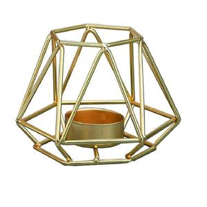 Nouvel Arrivage : Porte-bougie en fil métallique finition polie, support en fer tendance fait main pour Noël et mariage, taille et forme personnalisables - Product Image 6