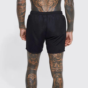 Premium Casual Summer Men's Solid <b>Elastic</b> Waist Shorts-100% Cotton Eco-Friendly & Anti-UV Comfortable & Flexible - Product Image 3