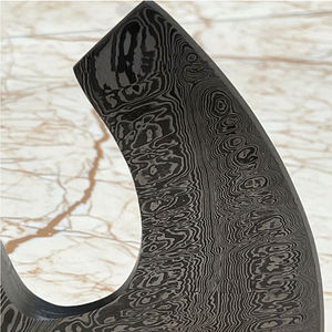 Cabeza de Hacha de Acero de Damasco, Herramienta Multiusos, Componente Listo para Uso en Exteriores, Hacha de Acero de Damasco - Product Image 6