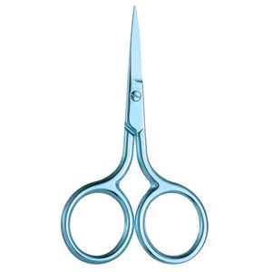 High Quality Curved Extra Pointed Cuticle Scissors Stainless Steel for Nose Hair <b>Beard</b> Trimming Ceramic Handle Sharp Straight - Product Image 1