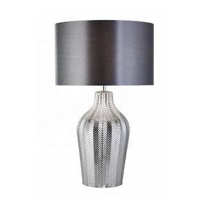 Lámpara de mesa pulida con espejo de aluminio sin pantalla para mesita de noche, casa, oficina, hogar, lectura, lámpara eléctrica, precio al por mayor - Product Image 4