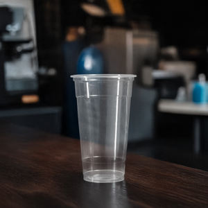 Gobelets en plastique PP à paroi simple, écologiques, jetables, personnalisables en gros, 95 mm, pour thé au lait à bulles Boba, desserts et jus - Product Image 3