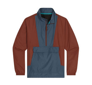 Chaquetas de talla grande a precio de mayorista, cortavientos con cuello alto para hombre, ropa de calle, hip hop, informal, con parches de colores. - Product Image 4
