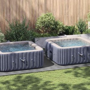 Bâche de piscine pliable gris clair 196,9 x 98,4 po, couvertures et enrouleurs pour piscines - Product Image 1