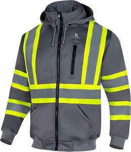 Chaqueta de Seguridad Reflectante Impermeable para Hombre, Ropa de Trabajo de Invierno, Chaqueta de Trabajo Resistente al Viento para Construcción y Seguridad 2026 - Product Image 1