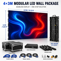 Écran LED de location P3.91 500x500mm avec boîtier en aluminium moulé sous pression pour événements intérieurs/extérieurs et murs vidéo LED de scène