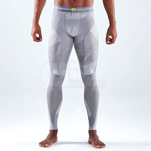 Pantalons de compression professionnels pour hommes, légers et respirants, parfaits pour la musculation, l'haltérophilie et le fitness. - Product Image 2