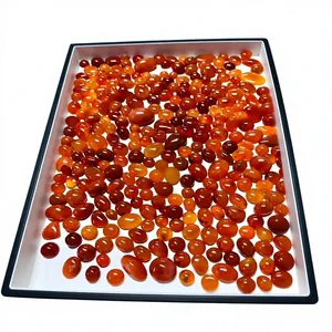 Coral Rojo Natural Cabujón, Gema Suelta de Formas y Tamaños Variados para Joyería, Precio de Fábrica FAIJAN GEMS, Certificado por Terceros - Product Image 3