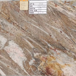 หินควอตซ์ไซต์สีแดงธรรมชาติขัดเงาคุณภาพสูง ยูไนเต็ด สโตน จำกัด แม่พิมพ์ตัดความหนา 2 ซม./3 ซม. ราชสถาน - Product Image 1