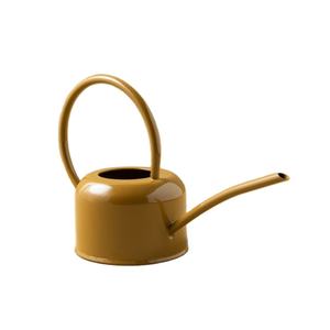 Arrosoir élégant jaune moutarde avec long bec verseur et poignée courbée, idéal pour l'entretien des plantes d'intérieur et d'extérieur, durable - Product Image 1