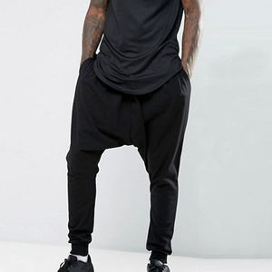 Pantalon de jogging streetwear pour homme à entrejambe bas, coupe oversize, en molleton doux, avec logo personnalisé, marque privée, Nouveau - Product Image 2