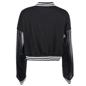 Chaqueta Varsity Más Vendida para Damas, Chaqueta de Béisbol con Bordado Personalizado, Chaqueta de Invierno Informal y Cómoda para Mujer, OEM - Product Image 2