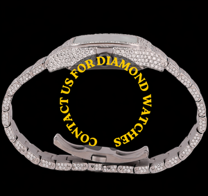 Nouvelle Montre Carrée 2026 au Design Dernier Cri, Cadran à Chiffres Romains, Diamants Moissanite Sertis, en Acier Inoxydable, Style Affaires et Antique - Product Image 2