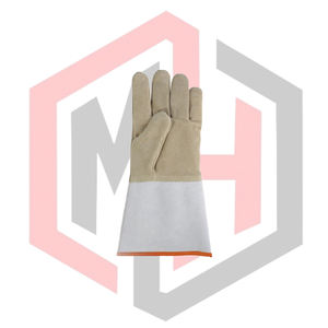 Gants de soudage en cuir de vachette résistant à la chaleur avec manchette de sécurité, épaisseur 11 oz, antidérapants, protection du coude pour MIG/TIG - Product Image 2